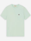 Men's Gray Fox Head Patch Classic Short Sleeve T-Shirt Mint - MAISON KITSUNE - BALAAN.