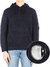 Chenille Lens Wappen Cotton Hood Navy - CP COMPANY - BALAAN 2