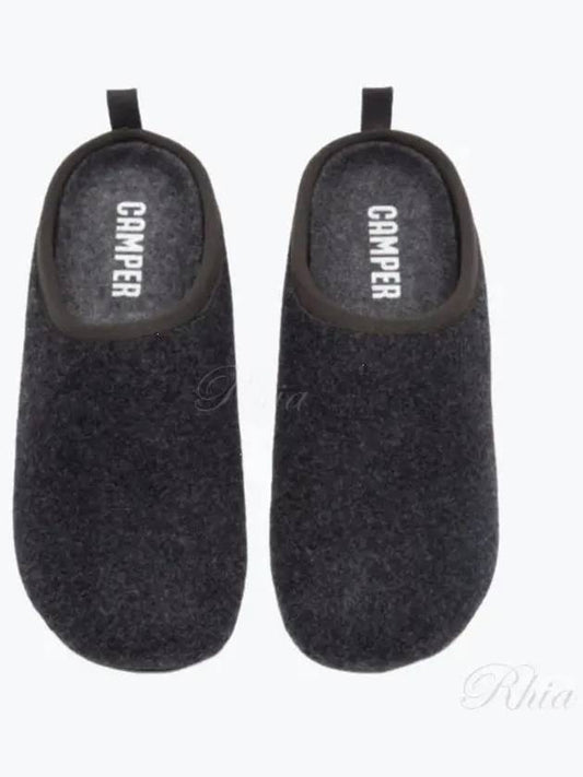 Wabi Wool Slippers Dark Grey - CAMPER - BALAAN 2