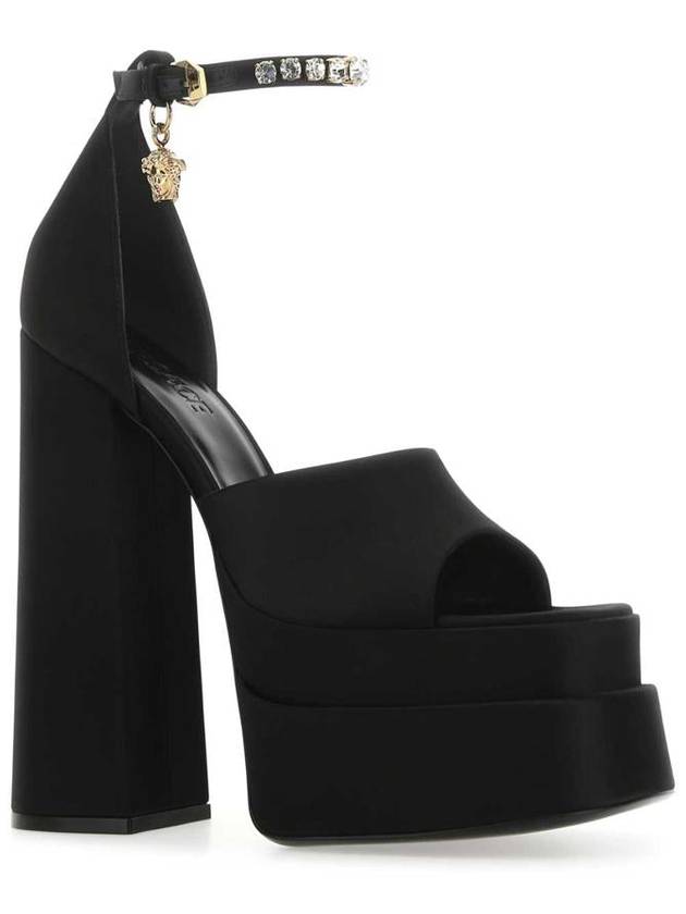 Women's Medusa Avitas Platform Sandals Heel Black - VERSACE - BALAAN 3