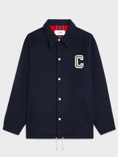 Coach Double Face Wool Jacket Navy - CELINE - BALAAN 2