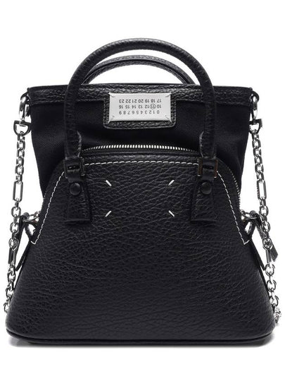 5AC Classique Micro Tote Bag Black - MAISON MARGIELA - BALAAN 2