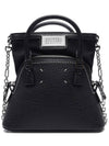 5AC Classique Micro Tote Bag Black - MAISON MARGIELA - BALAAN 3