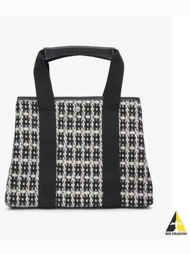 Medium Traverse Square Tweed Tote Bag Black TRAVERSEEMBLACK - RUE DE VERNEUIL - BALAAN 1