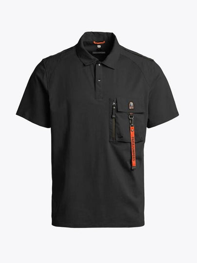 Rescue Polo Shirt Black - PARAJUMPERS - BALAAN 2