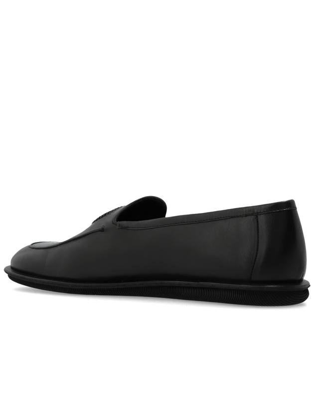 Giorgio Armani Leather Shoes Type Loafers, Men's, Black - GIORGIO ARMANI - BALAAN 5