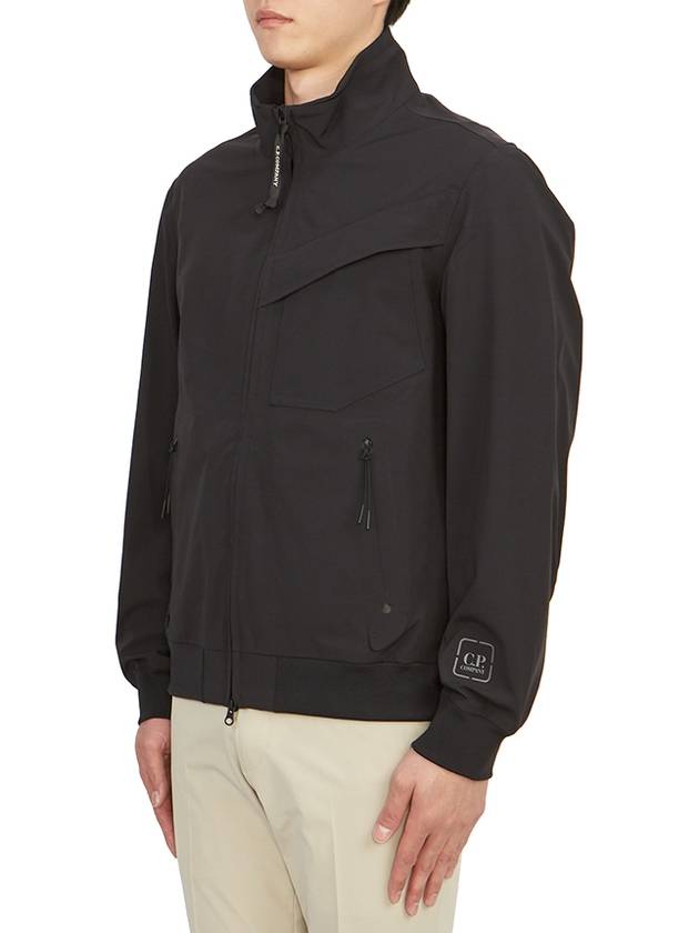 Metropolis Zip-Up Jacket Black - CP COMPANY - BALAAN 4