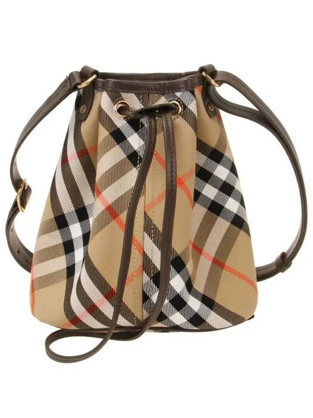 Check Bucket Bag Beige - BURBERRY - BALAAN 2