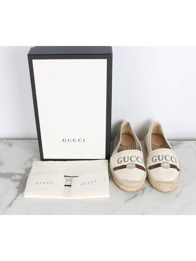 Band logo canvas espadrille 36 5 235 - GUCCI - BALAAN 2