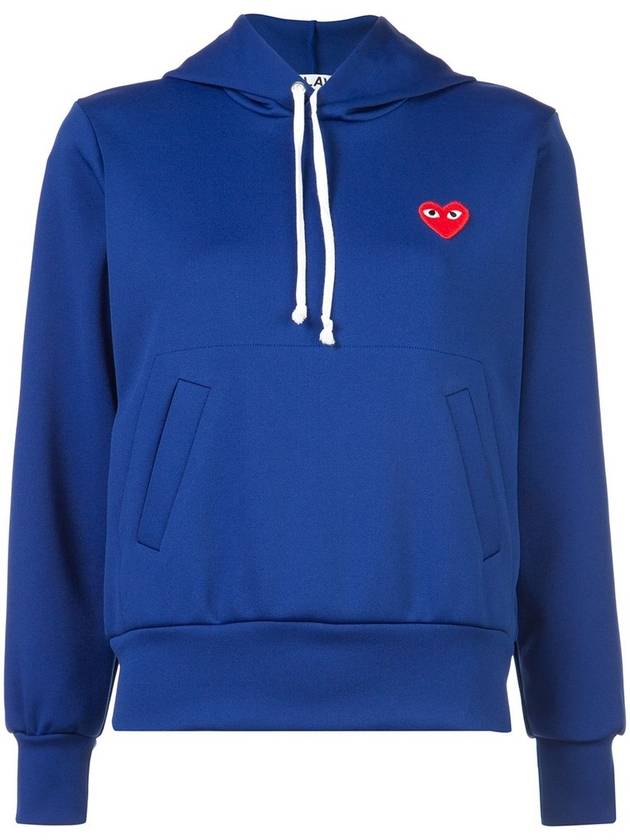 Red Heart Waffen Hood Blue P1T173 - COMME DES GARCONS - BALAAN 1