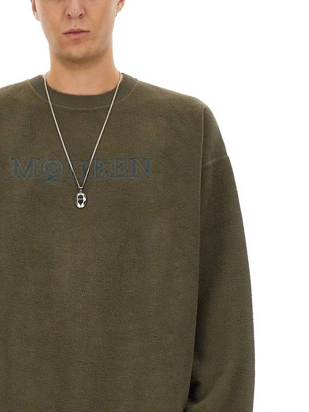 Alexander McQueen Sweatshirt With Logo - ALEXANDER MCQUEEN - BALAAN 4