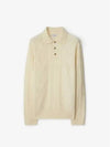 Aran knit polo shirt 8097969 - BURBERRY - BALAAN 2