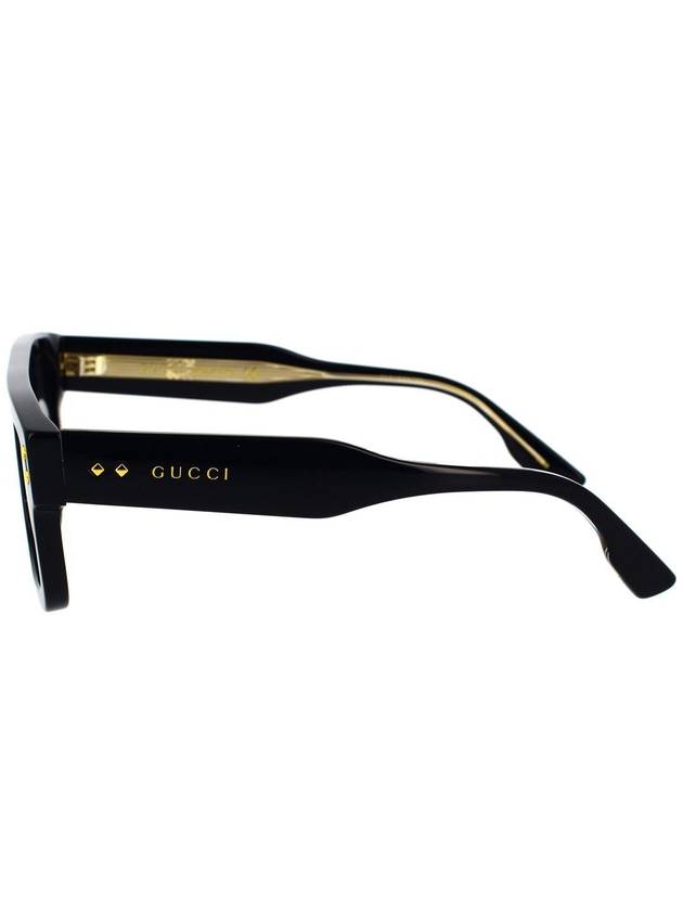 Eyewear Men's Acetate Sunglasses Black - GUCCI - BALAAN 4