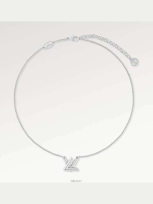 GO 14 Necklace Silver - LOUIS VUITTON - BALAAN 2