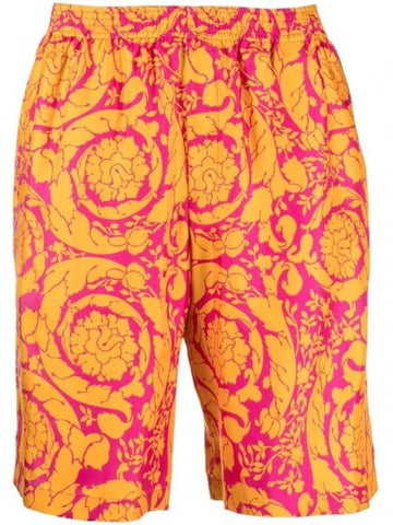 Men's Shorts Orange - VERSACE - BALAAN 1