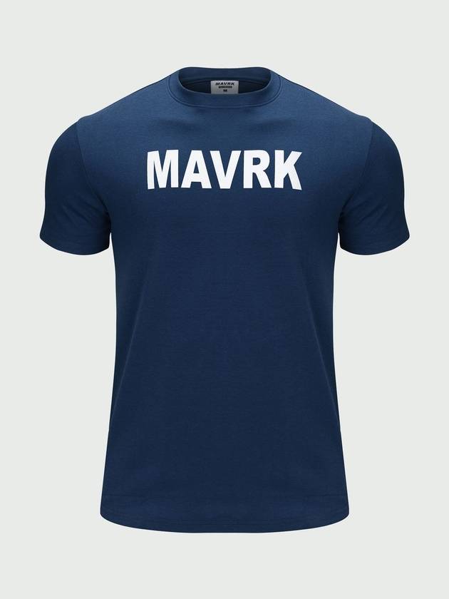 Classic Daily Muscle Fit Short Sleeve T-Shirt Navy - MAVRK - BALAAN 2