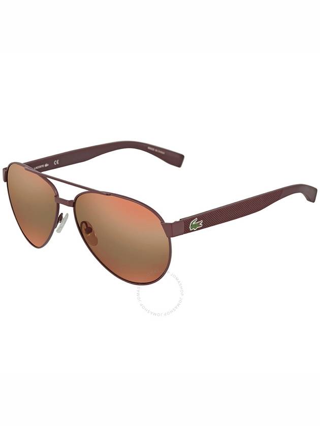 Lacoste Brown Pilot Unisex Sunglasses L185S 615 60 - LACOSTE - BALAAN 2