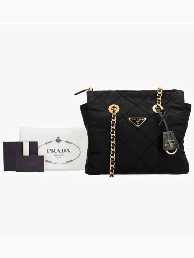 Re-Edition 1995 Chaine Re-Nylon Tote Bag Black - PRADA - BALAAN 4