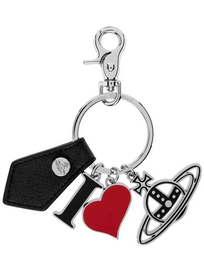 Polly I Love ORB Charm Key Holder Black - VIVIENNE WESTWOOD - BALAAN 2