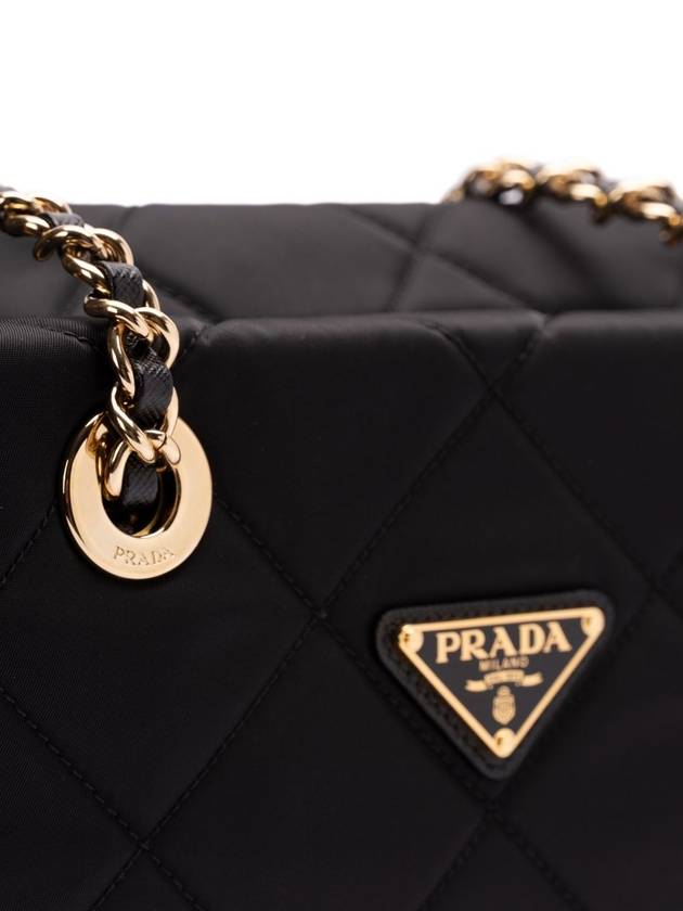 1995 Chain Medium Shoulder Bag Black - PRADA - BALAAN 5