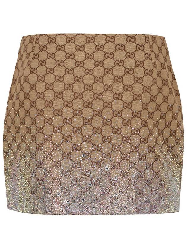 Gucci Cotton Mini-Skirt - GUCCI - BALAAN 2