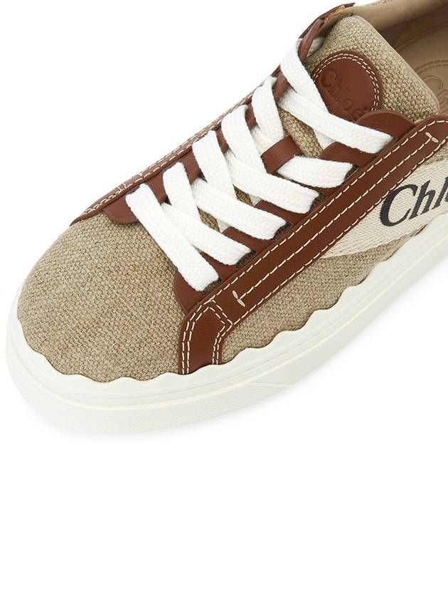 Lauren Leather Converse Low Top Sneakers Brown - CHLOE - BALAAN 8