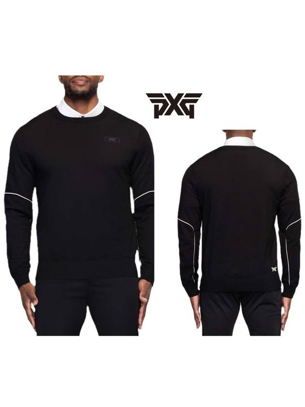 golf wear stripe detail crew neck sweater - PXG - BALAAN 1