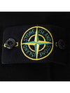 Logo Patch Crewneck Virgin Wool Knit Top Black - STONE ISLAND - BALAAN 5