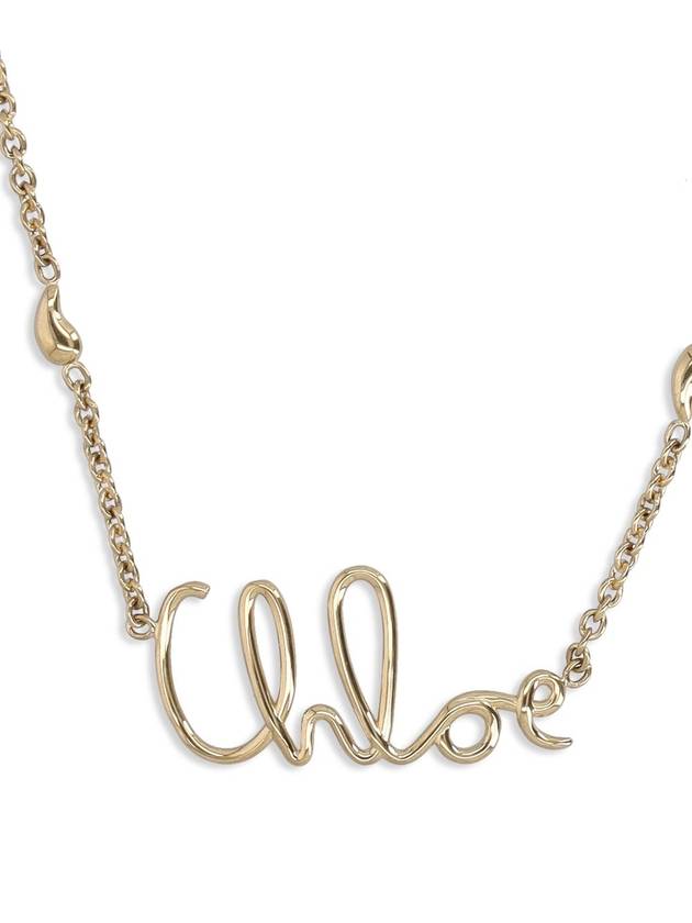 Logo Necklace Gold - CHLOE - BALAAN 3