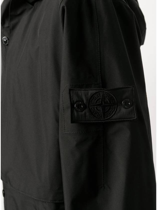 Shadow Project Waffen Goretax Hooded Jacket Black - STONE ISLAND - BALAAN 6