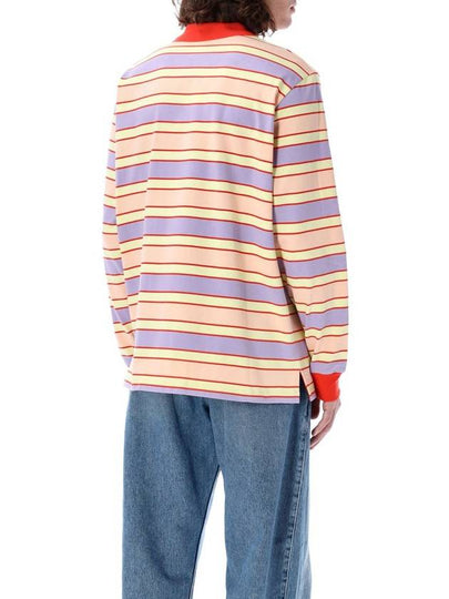 JW Anderson Contrast Trim Striped Polo Top - JW ANDERSON - BALAAN 2