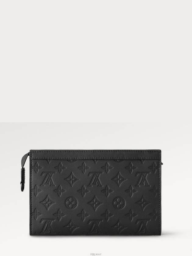 Gaston Wearable Monogram Leather Cross Bag Black - LOUIS VUITTON - BALAAN 4