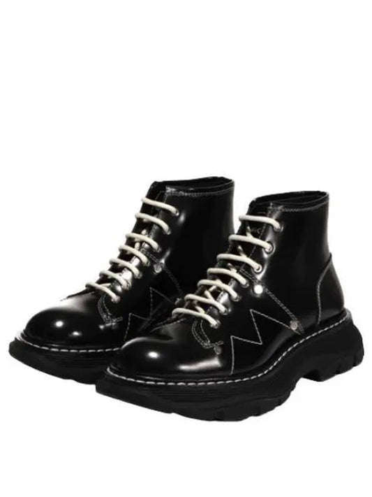 Tread Lace-Up Walker Boots Black - ALEXANDER MCQUEEN - BALAAN 2
