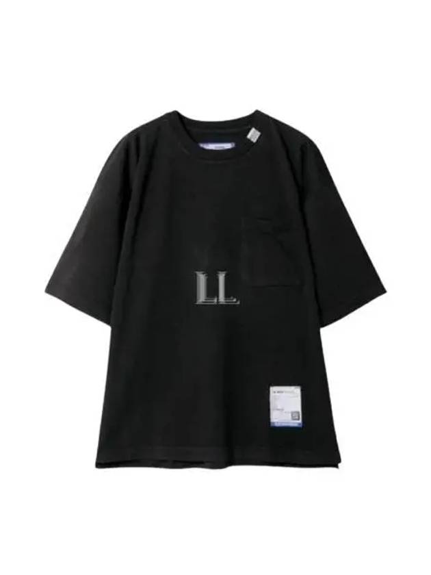 Cotton Short Sleeve T-Shirt Black - MAISON MIHARA YASUHIRO - BALAAN 2