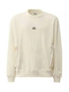 Cotton Fleece Mixed Pocket Sweatshirt White - CP COMPANY - BALAAN 2