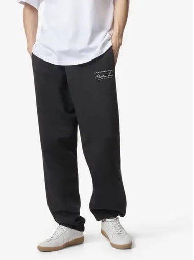 Logo Jogger Pants Black CMR607BLACK - MARTINE ROSE - BALAAN 1