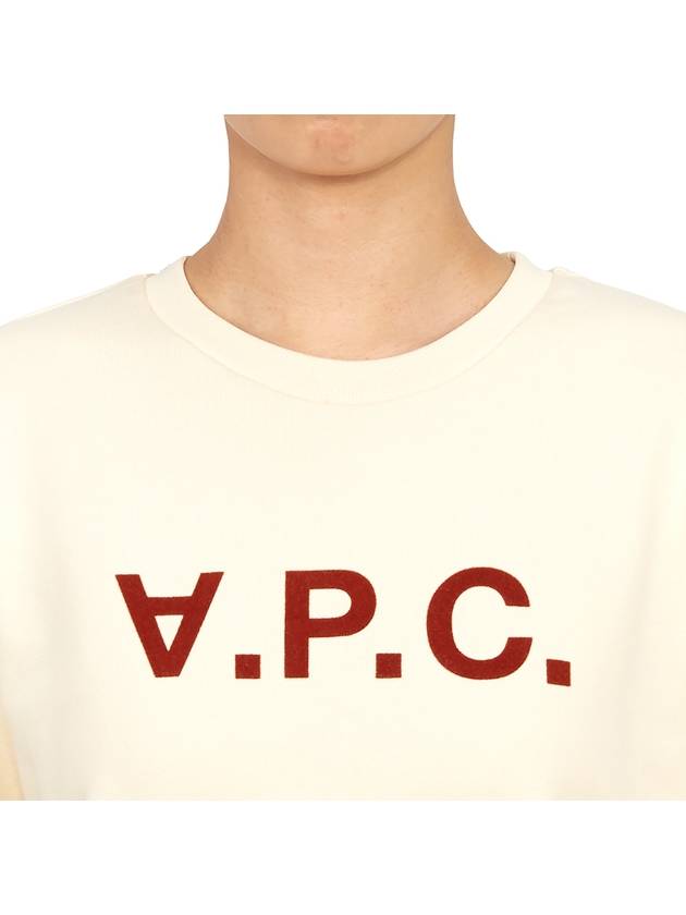 VPC Logo Sweatshirt Offwhite - A.P.C. - BALAAN 9