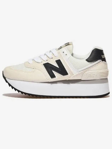 574+ Low-Top Sneakers Light Beige - NEW BALANCE - BALAAN 1