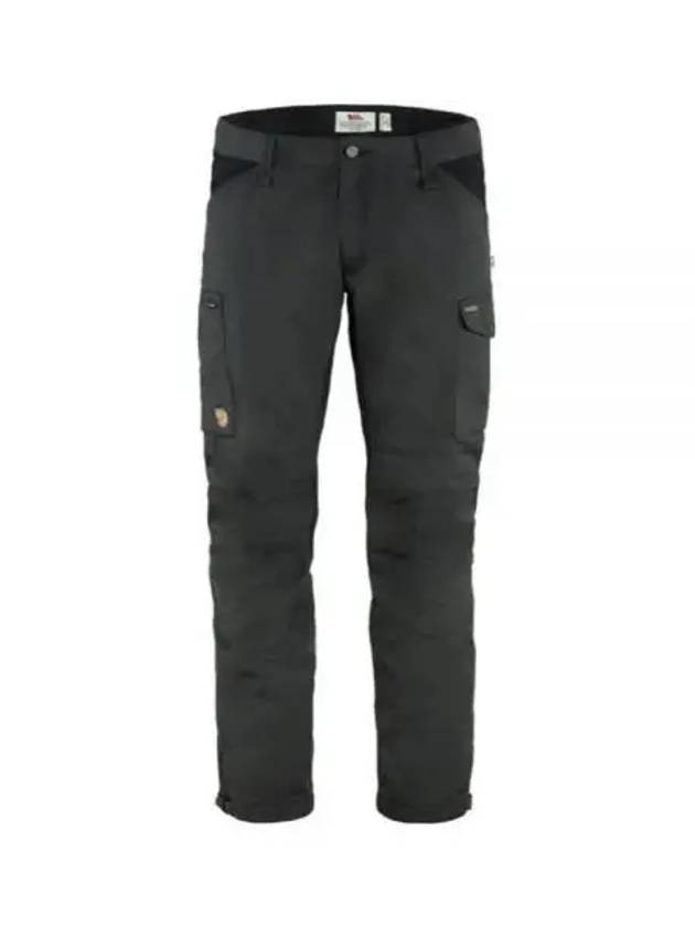 Men's Kaipak Trousers Regular Dark Grey Black - FJALL RAVEN - BALAAN 2