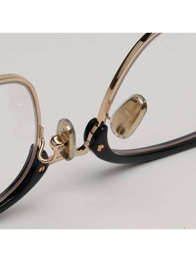 Eyewear Square Eyeglasses Black Gold - TOM FORD - BALAAN 7