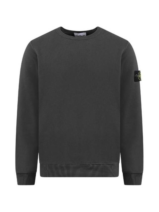 Compass Patch Cotton Sweatshirt Lead Grey - STONE ISLAND - BALAAN 1