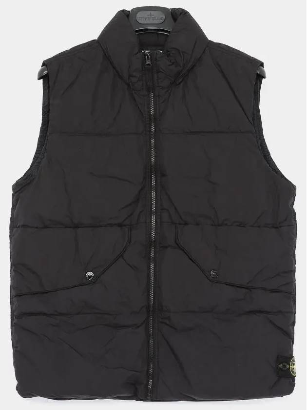 Kids Wappen Patch Down Padded Vest Black - STONE ISLAND - BALAAN 2