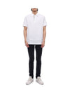 Eddie Cotton Polo Shirt White - BURBERRY - BALAAN 4