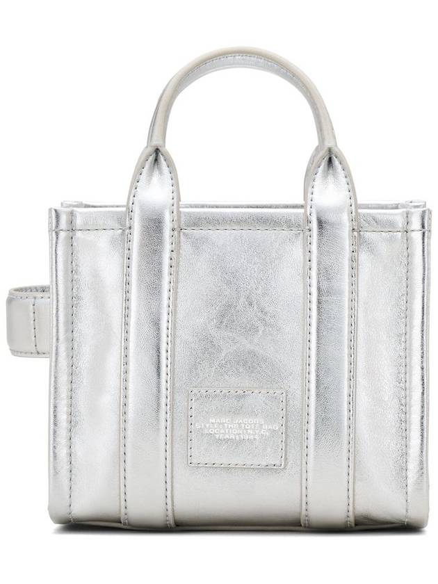 The Metallic Leather Cross Bag Silver - MARC JACOBS - BALAAN 4