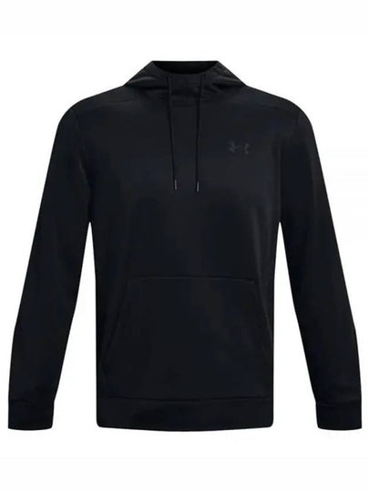 Men's UA Armor Fleece Hoodie Black - UNDER ARMOUR - BALAAN 2