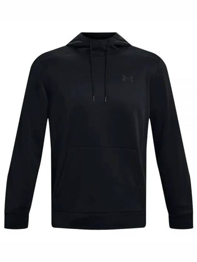 Men's UA Armor Fleece Hoodie Black - UNDER ARMOUR - BALAAN 1