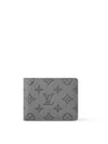 Monogram Shadow Multiple Half Wallet Grey - LOUIS VUITTON - BALAAN 2