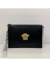 Gold Medusa Strap Large Clutch Bag Black - VERSACE - BALAAN 2