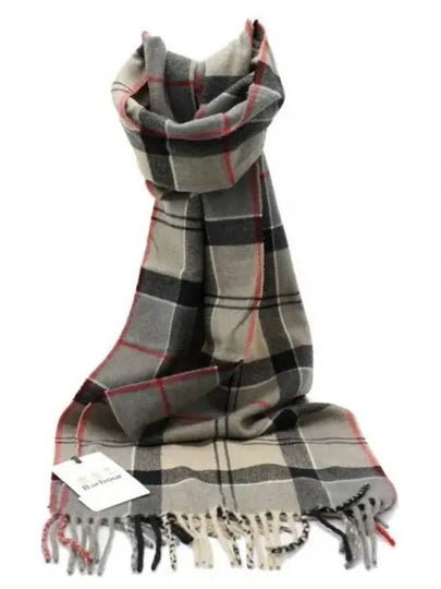 Galingale Tartan Scarf Brown - BARBOUR - BALAAN 2