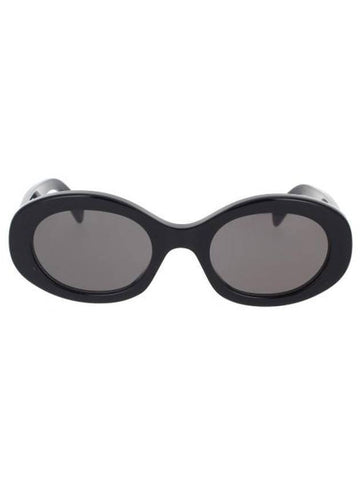 Eyewear Triomphe Logo Temple Sunglasses Black - CELINE - BALAAN 1